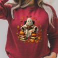 Vintage Ghost Book Reading Pumpkin Gothic Halloween Teachers Raglan Sleeve Sweatshirt Heather Dust Vintage Ghost Book Reading Pumpkin Gothic Halloween Teachers Raglan Sleeve Sweatshirt Heather Dust