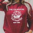 Vintage New York City The Commodore Hotel Vintage Matchbook Raglan Sleeve Sweatshirt Heather Dust