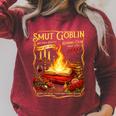 Vintage Smut Goblin Dark Romance Bookish Book Lovers Raglan Sleeve Sweatshirt Heather Dust Vintage Smut Goblin Dark Romance Bookish Book Lovers Raglan Sleeve Sweatshirt Heather Dust