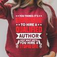 Wait Until You Hire A Stupid One Book Lover Author Raglan Sleeve Sweatshirt Heather Dust