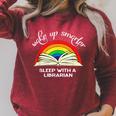 Wake Up Smarter Sleep With A Librarian Book Lover Bookworm Raglan Sleeve Sweatshirt Heather Dust Wake Up Smarter Sleep With A Librarian Book Lover Bookworm Raglan Sleeve Sweatshirt Heather Dust