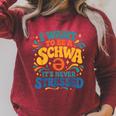 I Want To Be A Schwa It's Never Stressed Science Of Reading Raglan Sleeve Sweatshirt Heather Dust