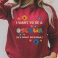 I Want To Be A Schwa Read Book Reading Librarian Raglan Sleeve Sweatshirt Heather Dust