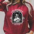 Well-Read Woman Is A Dangerous Creature Feminist Book Lovers Raglan Sleeve Sweatshirt Heather Dust