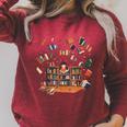 Whimsical Kids Reading Bookshelf Raglan Sleeve Sweatshirt Heather Dust Whimsical Kids Reading Bookshelf Raglan Sleeve Sweatshirt Heather Dust