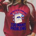 Why Was The Math Book Sad Too Many Problems Math Humor Raglan Sleeve Sweatshirt Heather Dust