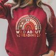 Wild About Reading Books Reader Lover Library Day Librarian Raglan Sleeve Sweatshirt Heather Dust Wild About Reading Books Reader Lover Library Day Librarian Raglan Sleeve Sweatshirt Heather Dust