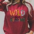 Wild About Reading Library Day Reading Books And Bookworm Raglan Sleeve Sweatshirt Heather Dust