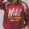 WILD ABOUT READING I Love Books Bookworm Library Day Raglan Sleeve Sweatshirt Heather Dust WILD ABOUT READING I Love Books Bookworm Library Day Raglan Sleeve Sweatshirt Heather Dust
