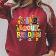Wild About Reading Safari Animals Book Lover Teacher Student Raglan Sleeve Sweatshirt Heather Dust Wild About Reading Safari Animals Book Lover Teacher Student Raglan Sleeve Sweatshirt Heather Dust