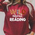 Wild About Reading Teacher Reading Books Back To School Raglan Sleeve Sweatshirt Heather Dust Wild About Reading Teacher Reading Books Back To School Raglan Sleeve Sweatshirt Heather Dust