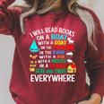 I Will Read Books On A Boat & Everywhere Raglan Sleeve Sweatshirt Heather Dust