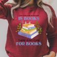 Women's The Cure For Boredom Is Books There Is No Cure For Books Raglan Sleeve Sweatshirt Heather Dust Women's The Cure For Boredom Is Books There Is No Cure For Books Raglan Sleeve Sweatshirt Heather Dust