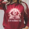 Women's Dragon & Book Romantasy Merch Dark Romance In My Fantasy Era Raglan Sleeve Sweatshirt Heather Dust