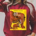 Women's Eric Carle Baby Bear Baby Bear What Do You See Book Cover Raglan Sleeve Sweatshirt Heather Dust