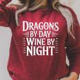 Women's Fantasy Books Reading Time Dragons By Day Wine By Night Raglan Sleeve Sweatshirt Heather Dust Women's Fantasy Books Reading Time Dragons By Day Wine By Night Raglan Sleeve Sweatshirt Heather Dust