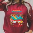 Women's Good Days Read Book Coffee Floral Reader Love Book Raglan Sleeve Sweatshirt Heather Dust