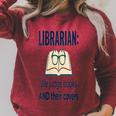 Women's We Judge Books And Their Covers Raglan Sleeve Sweatshirt Heather Dust