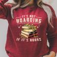 Women's Not Hoarding If It's Books Reader Book Nerd Book Reading Raglan Sleeve Sweatshirt Heather Dust Women's Not Hoarding If It's Books Reader Book Nerd Book Reading Raglan Sleeve Sweatshirt Heather Dust