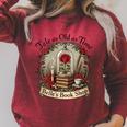 Women's Tale As Old As Time Belle's Book Shop Book Coffee Book Raglan Sleeve Sweatshirt Heather Dust