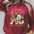 Women's Unapologetically Anti Social Book Club Raglan Sleeve Sweatshirt Heather Dust Women's Unapologetically Anti Social Book Club Raglan Sleeve Sweatshirt Heather Dust