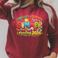 Women's Unearth a Story Summer 2026 Summer Reading Program Book Raglan Sleeve Sweatshirt Heather Dust