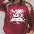 Word Nerd Reading Book Lover Bookworm Bookish Librarian Raglan Sleeve Sweatshirt Heather Dust Word Nerd Reading Book Lover Bookworm Bookish Librarian Raglan Sleeve Sweatshirt Heather Dust