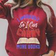 I Workout So I Can Carry More Books Exercise Books Lover Raglan Sleeve Sweatshirt Heather Dust