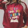 World Book Day 2026 Costume It's a Good Day To Read a Book Raglan Sleeve Sweatshirt Heather Dust World Book Day 2026 Costume It's a Good Day To Read a Book Raglan Sleeve Sweatshirt Heather Dust