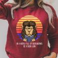 In A World Full Of Bookworms Be A Book Lion Dragon Reading Raglan Sleeve Sweatshirt Heather Dust