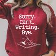 Writer Author Writing Book Novelist Editor Wordsmith Novel Raglan Sleeve Sweatshirt Heather Dust