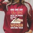 Writer Shirt For Women Author Book Novelist Poet Raglan Sleeve Sweatshirt Heather Dust