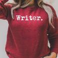 Writer Writing Book Author Novelist Christmas Raglan Sleeve Sweatshirt Heather Dust