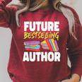 Writing Book Novel Writer & Published Author Future Raglan Sleeve Sweatshirt Heather Dust