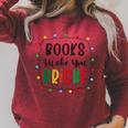 XboE Books Make Bright Christmas Light Merry Xmas Bookworm Raglan Sleeve Sweatshirt Heather Dust XboE Books Make Bright Christmas Light Merry Xmas Bookworm Raglan Sleeve Sweatshirt Heather Dust
