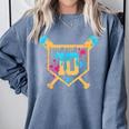 10 Years Old 10th Birthday Baseball Ice Cream Dripping Boys Comfort Colors Sweatshirt Denim 10 Years Old 10th Birthday Baseball Ice Cream Dripping Boys Comfort Colors Sweatshirt Denim