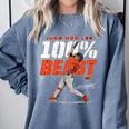 100 Beast Jung Hoo Lee San Francisco Baseball MLBPA Comfort Colors Sweatshirt Denim 100 Beast Jung Hoo Lee San Francisco Baseball MLBPA Comfort Colors Sweatshirt Denim