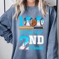 100 Days Of 2nd Grade Baseball 100th Day Of School Boys Kids Comfort Colors Sweatshirt Denim 100 Days Of 2nd Grade Baseball 100th Day Of School Boys Kids Comfort Colors Sweatshirt Denim