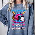 100 Days Of 3rd Grade Baseball 100th Day Of School Boys Kids Comfort Colors Sweatshirt Denim 100 Days Of 3rd Grade Baseball 100th Day Of School Boys Kids Comfort Colors Sweatshirt Denim