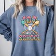 100 Days Of School Baseball 100th Day Of School Comfort Colors Sweatshirt Denim 100 Days Of School Baseball 100th Day Of School Comfort Colors Sweatshirt Denim