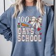 100 Days Of School Baseball 100th Day Of School Coquette Bow Comfort Colors Sweatshirt Denim 100 Days Of School Baseball 100th Day Of School Coquette Bow Comfort Colors Sweatshirt Denim