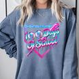 100 Days Of School Baseball 100th Day Ice Cream Boys Kids Comfort Colors Sweatshirt Denim 100 Days Of School Baseball 100th Day Ice Cream Boys Kids Comfort Colors Sweatshirt Denim