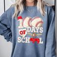100 Days Of School Baseball 100th Day Of School Kids Teacher Comfort Colors Sweatshirt Denim 100 Days Of School Baseball 100th Day Of School Kids Teacher Comfort Colors Sweatshirt Denim