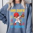 100 Days Of School Baseball Bat 100th Day Of School Boys Comfort Colors Sweatshirt Denim