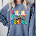 100 Days Of School Baseball Boys Kids Colorful 100th Day Comfort Colors Sweatshirt Denim 100 Days Of School Baseball Boys Kids Colorful 100th Day Comfort Colors Sweatshirt Denim