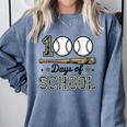 100 Days Of School Baseball Camo Boys School Teacher Comfort Colors Sweatshirt Denim 100 Days Of School Baseball Camo Boys School Teacher Comfort Colors Sweatshirt Denim