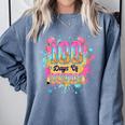 100 Days Of School Baseball Drip Boys Kids 100th Day Comfort Colors Sweatshirt Denim 100 Days Of School Baseball Drip Boys Kids 100th Day Comfort Colors Sweatshirt Denim