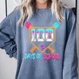 100 Days Of School Baseball Ice Cream Drip 100th Day School Comfort Colors Sweatshirt Denim 100 Days Of School Baseball Ice Cream Drip 100th Day School Comfort Colors Sweatshirt Denim