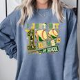 100 Days Of School Baseball I Just Hit 100 Days Boy COUNSELO Comfort Colors Sweatshirt Denim 100 Days Of School Baseball I Just Hit 100 Days Boy COUNSELO Comfort Colors Sweatshirt Denim