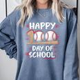 100 Days Of School Baseball Theme Kids Teens Boys 100th Day Comfort Colors Sweatshirt Denim 100 Days Of School Baseball Theme Kids Teens Boys 100th Day Comfort Colors Sweatshirt Denim